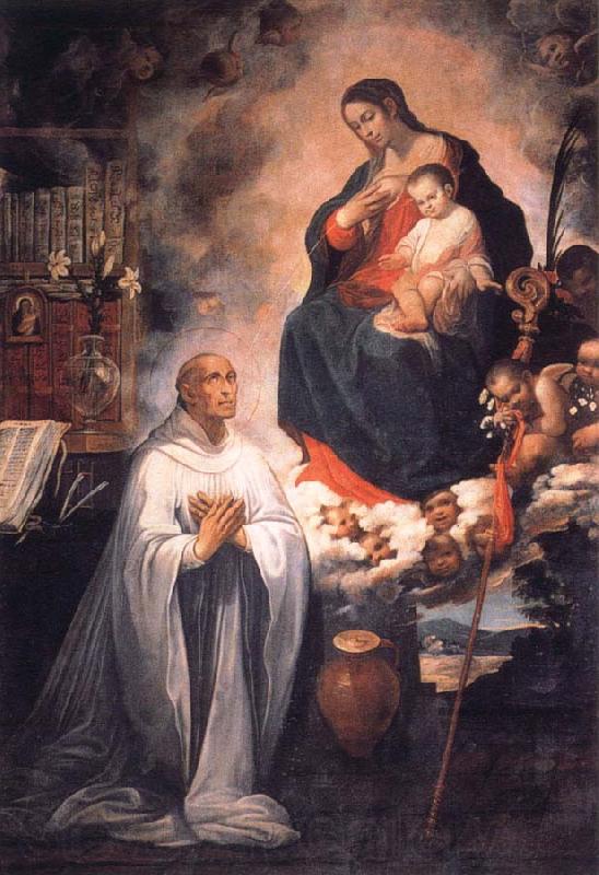 ROELAS, Juan de las Vision of St.Bernard Spain oil painting art